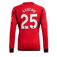 Echipament fotbal Manchester United Jadon Sancho #25 Tricou Acasa 2023-24 maneca lunga